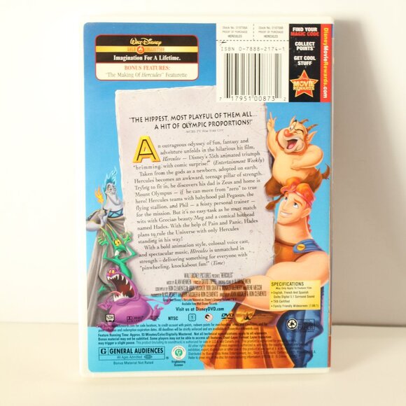 Disney Gold Collection Hercules DVD - Picture 2 of 2